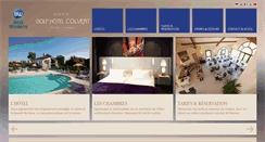 Desktop Screenshot of golf-hotel-beaune.com